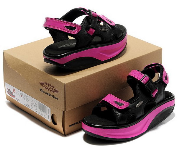 MBT Sandals Women Shoes Rose Red