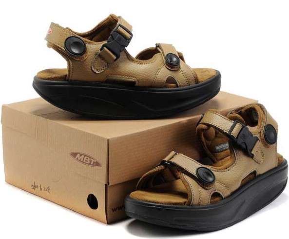 Women MBT Kisumu Sandals Shoes Stone Sand