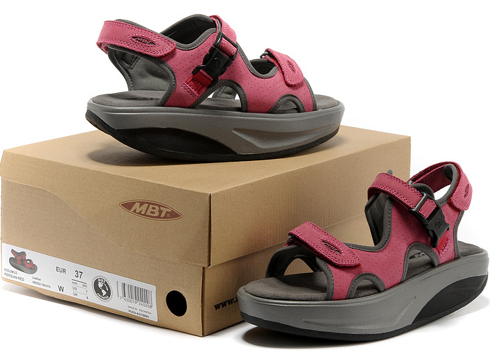 Red MBT Liger Women Sandals Shoes