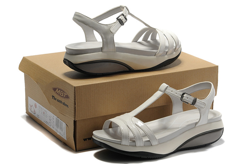 MBT Women Sadiki Sandals Shoes White